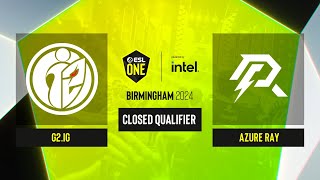 Dota2  G2iG vs Azure Ray  Game 4  ESL One Birmingham 2024  CQ  China [upl. by Ennahgiel]