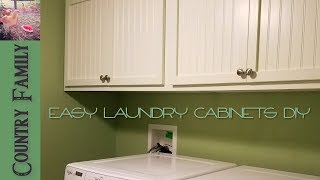 How to Build Overhead Laundry Cabinets [upl. by Ajdan]