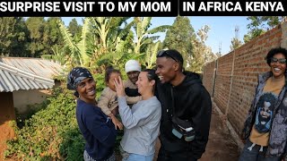 Surprising my mom in Africa with my three year old daughter after a very long time [upl. by Helene838]