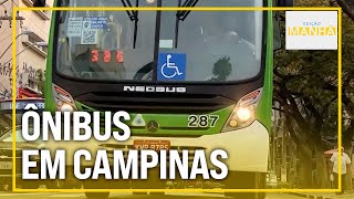 Edição Manhã  Linha de ônibus 173 circula com novos horários hoje em Campinas [upl. by Anali]