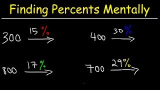 How To Find a Percent of a Number  Without a Calculator [upl. by Lowson769]