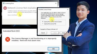 Khắc phục lỗi Network License Not Available khi cài REVIT 2022 REVIT 2023 REVIT 2024  Cách 1 [upl. by Jezebel]