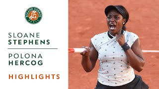 Sloane Stephens vs Polona Hercog  Round 3 Highlights  RolandGarros 2019 [upl. by Animar]