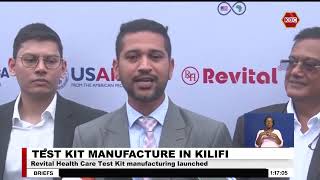 Revital Health Care Test Kit manufacturing launched in Kilifi [upl. by Stevenson787]