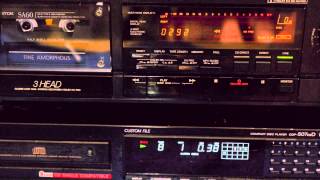 JVC TDV621 3Head HXPro Cassette Deck Record demo [upl. by Ciprian]