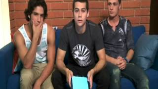 Cambio Chat With The Guys Of quotTeen Wolfquot Part 3 [upl. by Repooc]