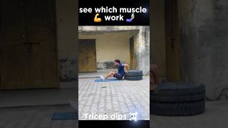 TRICEP DIPS tricepsworkout rikifitness gymworkout yatendersingh bodybuilding youtubeindia [upl. by Ortiz]