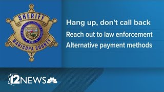 Scammers pose as deputies in new phone scam MCSO says [upl. by Hametaf]