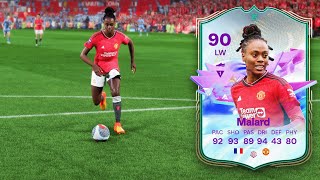 90 FUTURE STARS ACADEMY ATTACKER EVOLUTION MALARD IS A BEAST IN EA FC 24 [upl. by Rosamond]