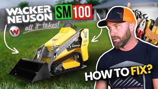 Flipped our Wacker Neuson SM 100 A Comprehensive Repair Guide [upl. by Reed]