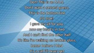 Jonas Brothers  SOS Lyrics In Video [upl. by Oremor]