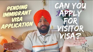 Can You Apply for a US Visitor Visa with a Pending Immigrant Visa Application [upl. by Yrrah509]