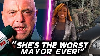 Joe Rogan DESTROYS Mayor Tiffany Henyard for BANKRUPTING an Entire City [upl. by Nnednarb]