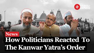 Kanwar Yatra Controversy Owaisi Compares It to Hitlers Orders Tyagi Calls for Reflection [upl. by Lurleen]