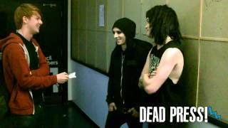 DEAD PRESS  Interview with Motionless In White 16092013 [upl. by Hwu]