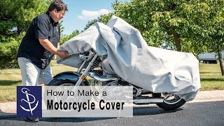 How to Make a Motorcycle Cover [upl. by Oirazan812]