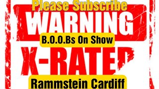 Rammstein Live  Cardiff  Warning TTs on show please Like Subscribe and Share and leave a comment [upl. by Anoval]