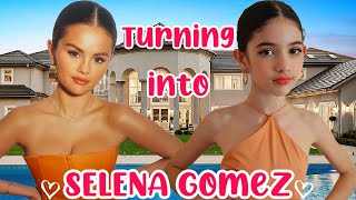 TURNING INTO SELENA GOMEZðŸ§¡ [upl. by Esimehc]