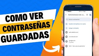 Como Ver las Contraseñas Guardadas en Google Chrome 2024 ✅️ [upl. by Eylrac195]