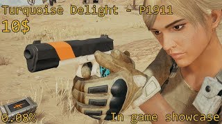 Turquoise Delight  P1911 amp Combat Gloves Khaki PlayerUnknowns Battlegrounds  PUBG [upl. by Luo]