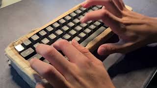 Thocky cardboard keyboard [upl. by Jeconiah]