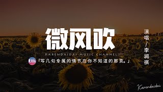 李潤祺  微風吹「微風輕輕地吹 我輕輕跟隨，白色和你最搭配。」【動態歌詞Pinyin Lyrics】 [upl. by Tiphane380]