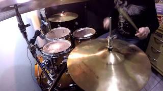 Com Shalom  Estar em tuas maos  Drum Cover [upl. by Elleivap]