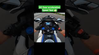 All Gear acceleration Speed Test R15M 2024  shorts short ytshorts r15 rider viralvideo [upl. by Yvi]