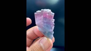 Cotton Candy Tourmaline Crystals from Afghanistan [upl. by Dunc482]