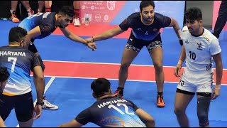 Haryana vs services kabaddi match  37th National Games  by ADT Sports [upl. by Crandale106]