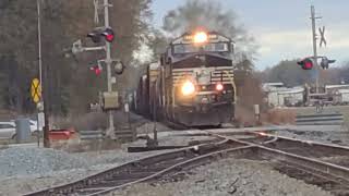 NS 4434 at McGehee Arkansas 11272022 [upl. by Adiuqram]