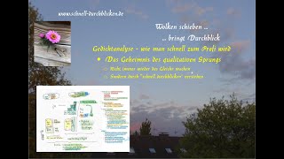 Gedichtanalyse mit Erfahrungslernen Profi werden quotim qualitativen Sprungquot  sicher und ohne Stress [upl. by Westberg]