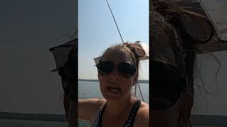 Sailing to Fish Creek catalina28 letsgosailing sailingadventure FishCreek [upl. by Dogs]