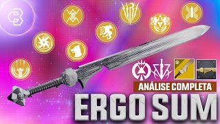 ERGO SUM  TODOS OS PERKS ARMAÇÕES DPS E CATALISADOR TESTADOS  Destiny 2  A Forma Final [upl. by Ihab]