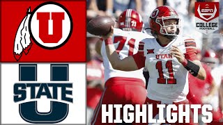 Utah Utes vs Utah State Aggies  Full Game Highlights  ESPN College Football [upl. by Evers]