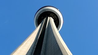 Going up 114 floors Scenic OTIS highrise traction elevators  CN Tower Toronto Canada [upl. by Dario]