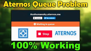 HOW TO SOLVE ATERNOS QUEUE PROBLEM 100 WORKING [upl. by Akcirehs211]