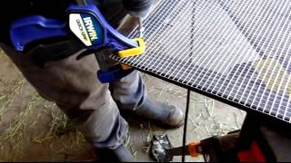 How to Make a Bug and Rat Proof Screen Door for the Rabbitry [upl. by Darla]