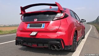 2016 Honda Civic Type R FK2 with Custom Exhaust Sound  Revs Accelerations OnBoard amp More [upl. by Llahsram290]