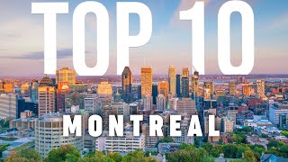 10 BEST Things To Do In Montreal  Montreal Travel Guide [upl. by Ihsar]