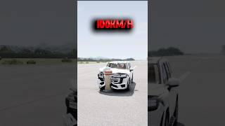 62 Land Cruiser 300 crash test  BeamNGdrive beamngdrive carsvsmassivespeedbumpsbeamngdrive bea [upl. by Zela]