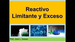 REACTIVO LIMITANTE y EXCESO [upl. by Assirrec]