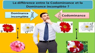 Différence entre la codominance et la dominance incomplète [upl. by Berardo]