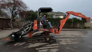 2006 DITCH WITCH XT1600 TRACKED LOADER BACKHOE 1225 [upl. by Delmore]