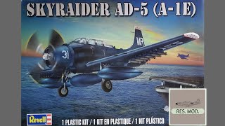 AD5 A1E Skyraiderscalemodelsscalemodelkitmodelaircraftwarbirdwwiiairplane148modelairplane [upl. by Tyrone]