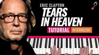 Como tocar quotTears in heavenquotEric Clapton  Piano tutorial y partitura [upl. by Ahsinet135]