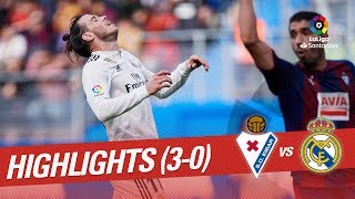 Highlights SD Eibar vs Real Madrid 30 [upl. by Lyrred]