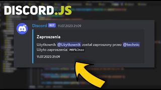 27 Discordjs  Invite Logger Menedżer zaproszeń [upl. by Eiramanitsirhc]