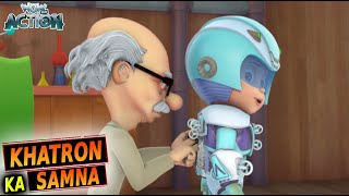 Vir The Robot Boy  Khatron Ka Samna  34  Hindi Cartoons For Kids  WowKidz Action animation [upl. by Yadsnil686]