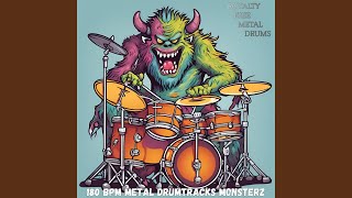 180 Bpm Metal Drumtracks Monsterz Two [upl. by Atiugal]